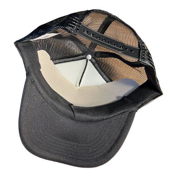 RAISE HELL PRAISE DALE HAT FUNNY TRUCKER HAT SUMMER NASCAR RACING CAP BLACK HAT - Picture 5 of 6